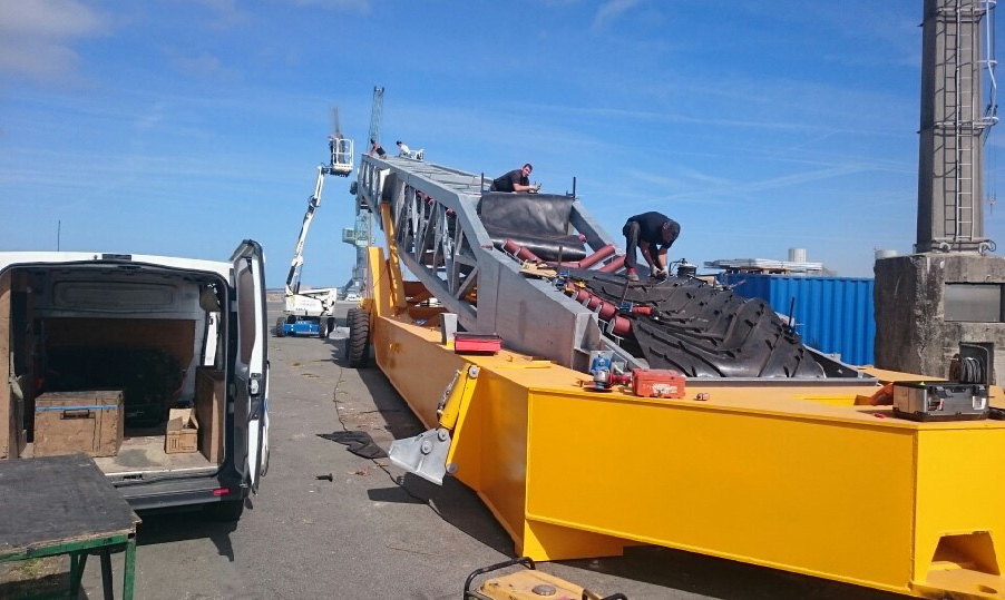 Vulcanisation bande transporteuse